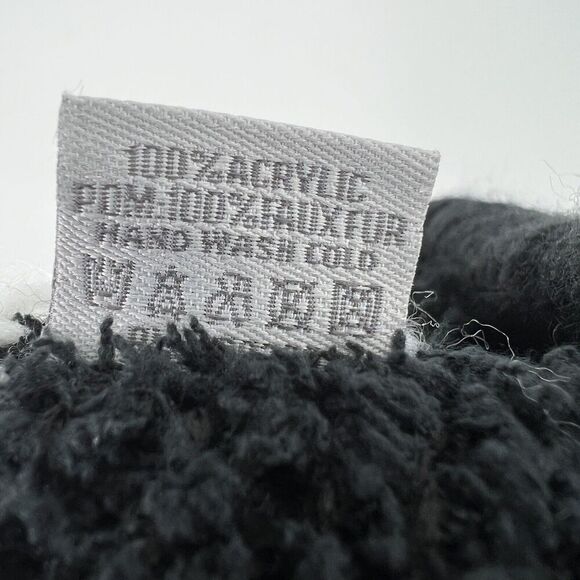 C.C Exclusive Diamond Knit Winter Warm Beanie with Faux Fur Pom - Picture 6 of 6